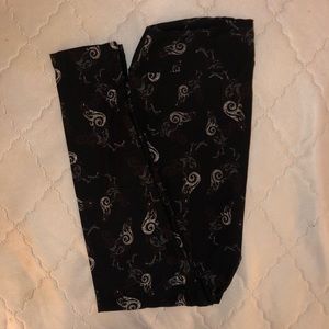 New Lularoe UNICORN Rooster Leggings TC